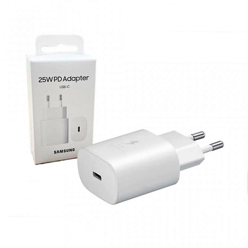 Adaptor Charger 25W Usb C Fast Charge Samsung A51/A70/A71/A33/A53/ FOLD 3/S10/S20/S21 FE/Note 10 10+