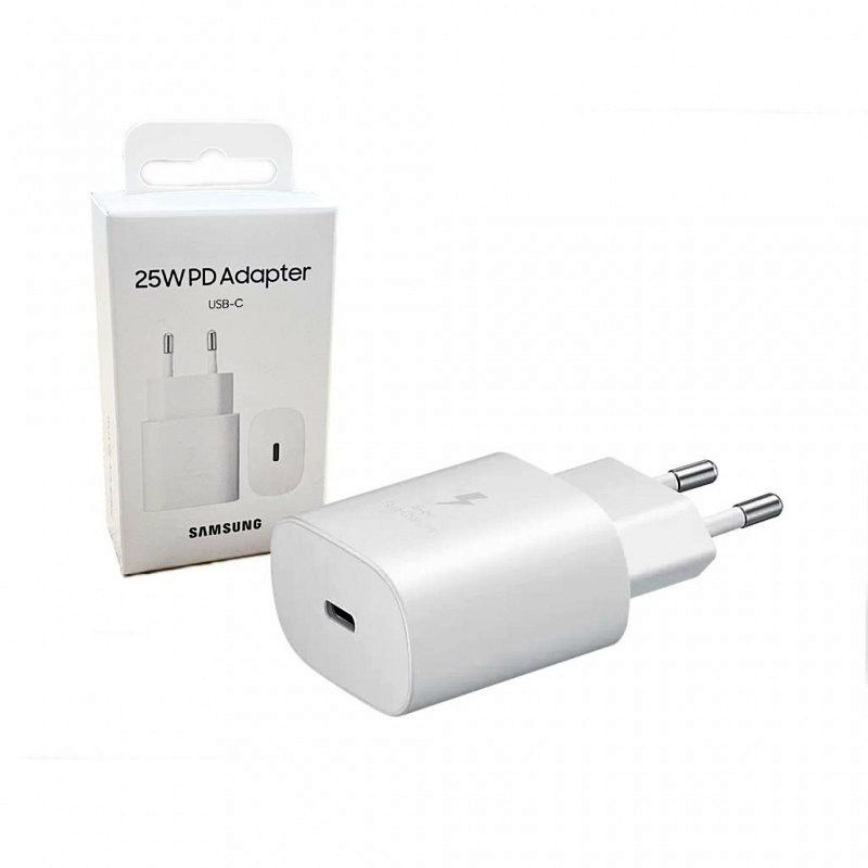 Adaptor Charger Samsung Ori 25W Usb C/ Batok Fast Charge Samsung A51/A70/A71/A33/A53/ FOLD 3/S10/S20/S21 FE/Note 10 10+