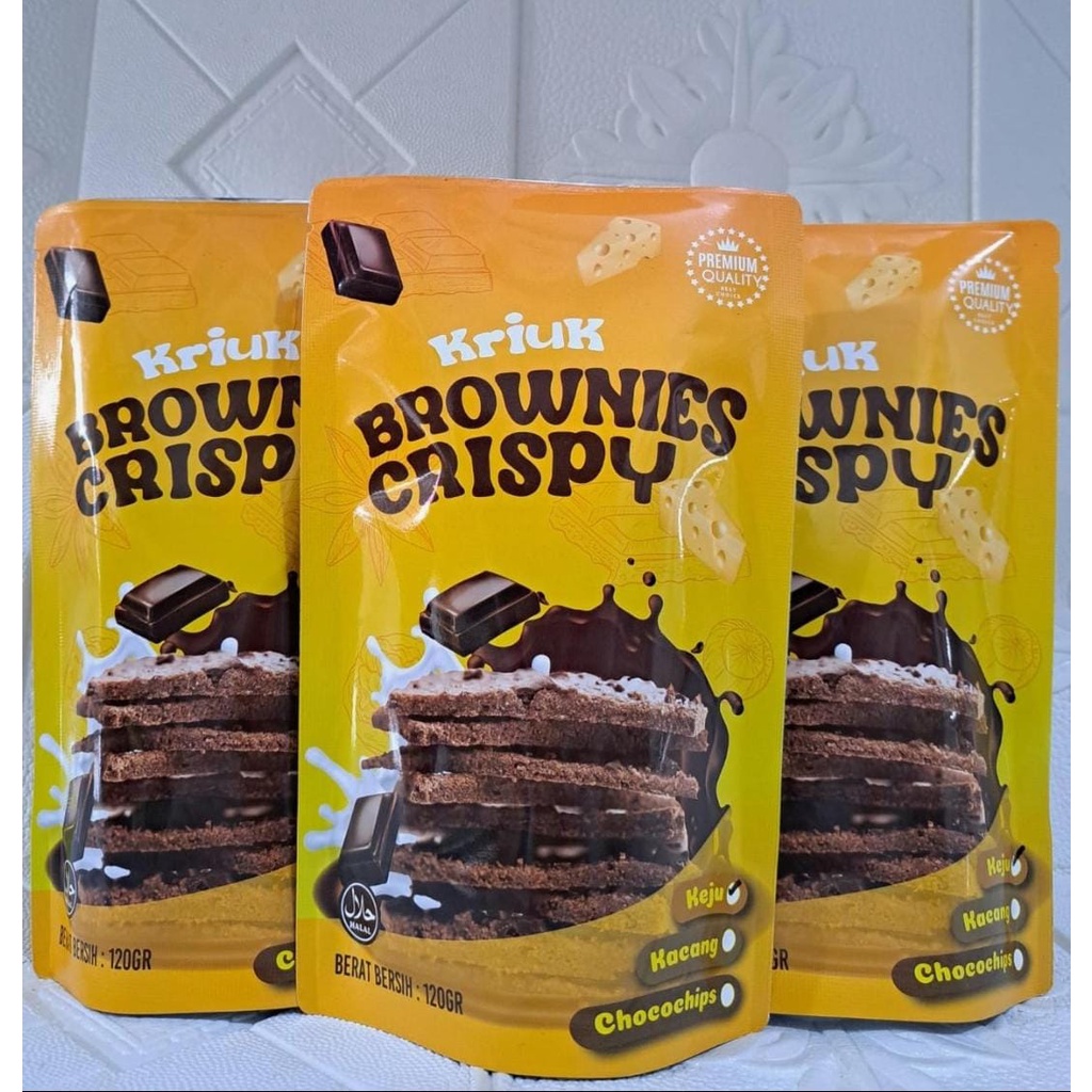 

Brownies Crispy Kriuk camilan murah dan lezat