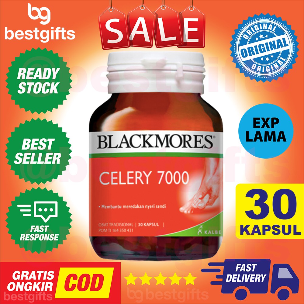 BLACKMORES CELERY 7000 MG KALBE VITAMIN JOINT PAIN RELIEF - 30 KAPSUL