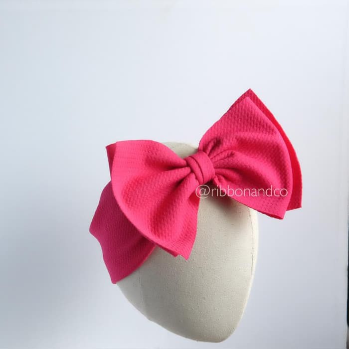 

Ashley Bow Big Fuchsia / pita dewasa / ribbonandco Diskon