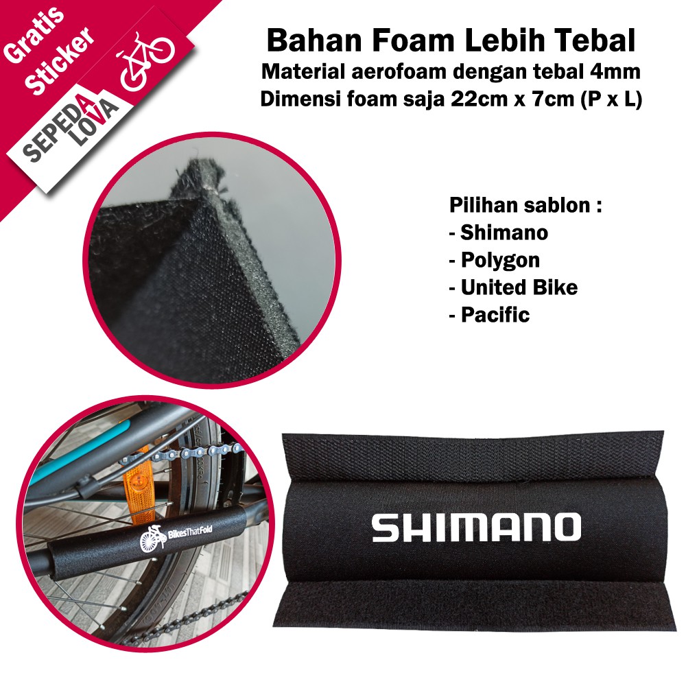 Chain Protector Foam Pelindung Busa Rantai Frame Sepeda