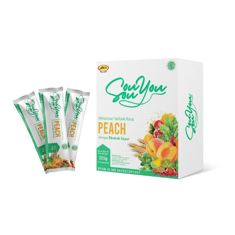 

Jaco SouSouYou Minuman kesehatan berserat tinggi,antioksidan detox racun detox