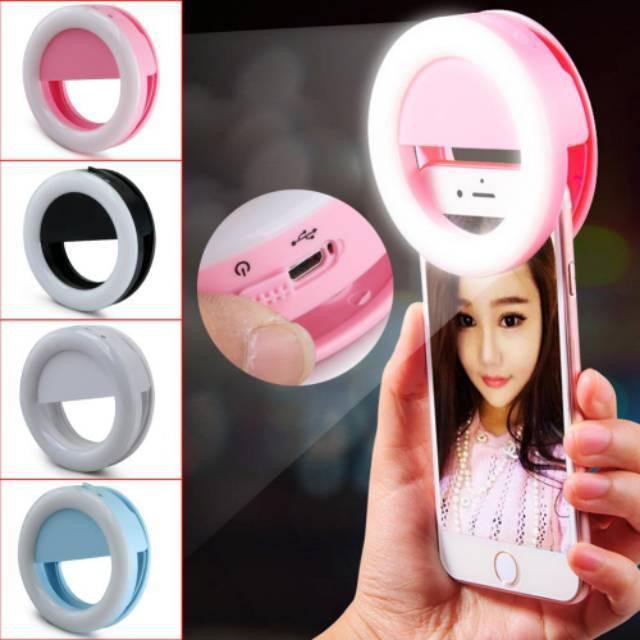 RING SELFIE - LAMPU SELFIE HANDPHONE - LAMPU FLASH RING LIGHT