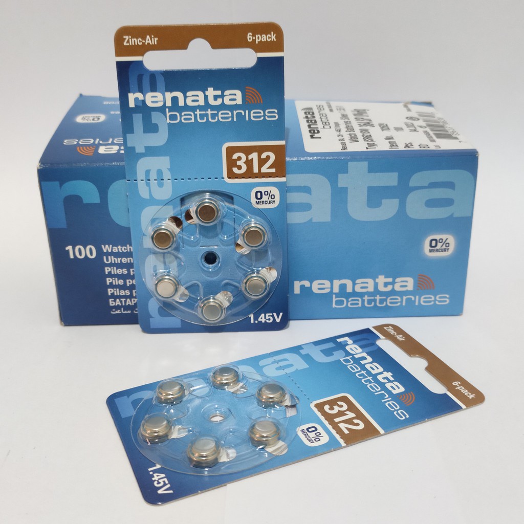 Batre Renata original za 312 berkualitas batre alat bantu