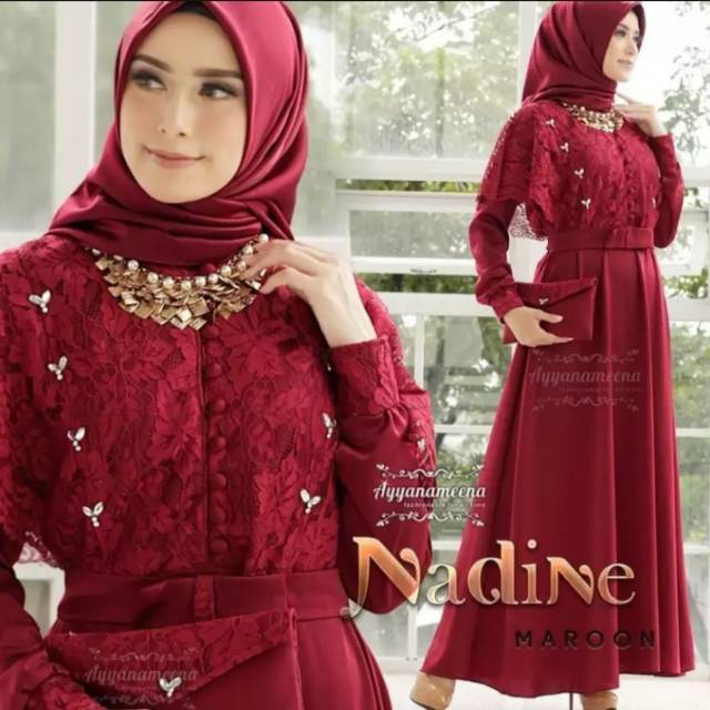 Gamis nadine brukat