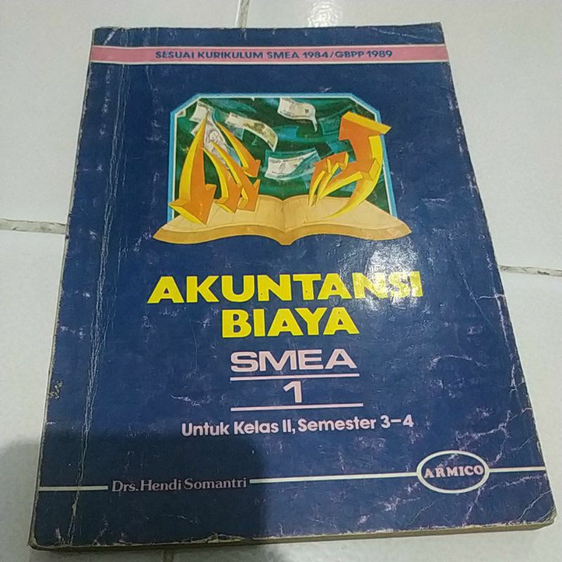 preloved buku akuntansi biaya - Drs hendi somantri