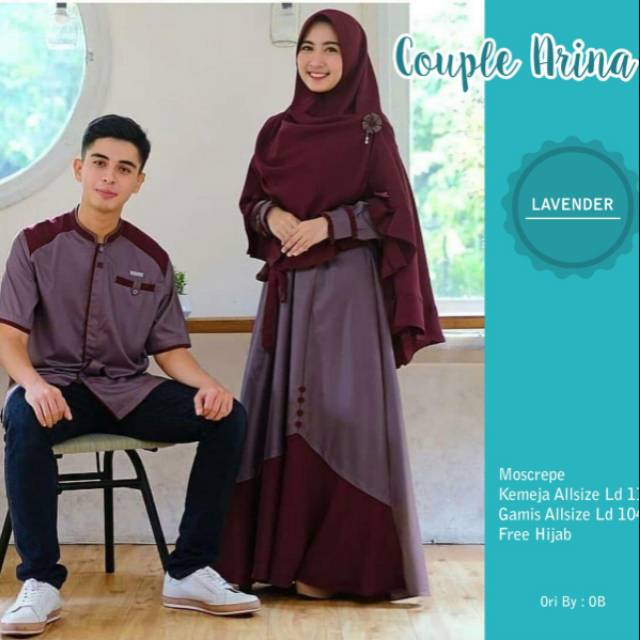 Couple arina free hijab