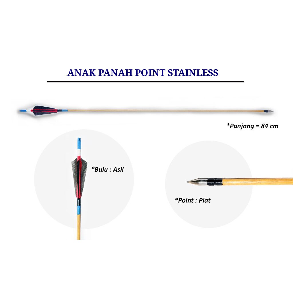 ANAK PANAH ARCHERY | POINT BUSUR PANAH | ARROW PANAH STAINLESS