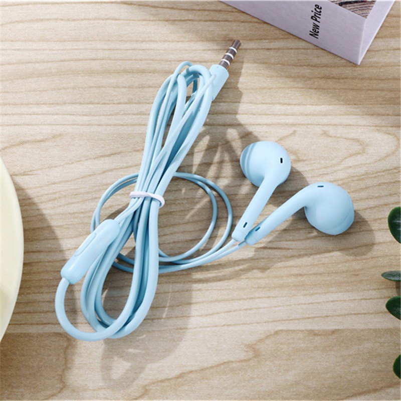 EARPHONE U19 HANDSFREE HEADSET MACARON EXTRA BASS MATE COLOR