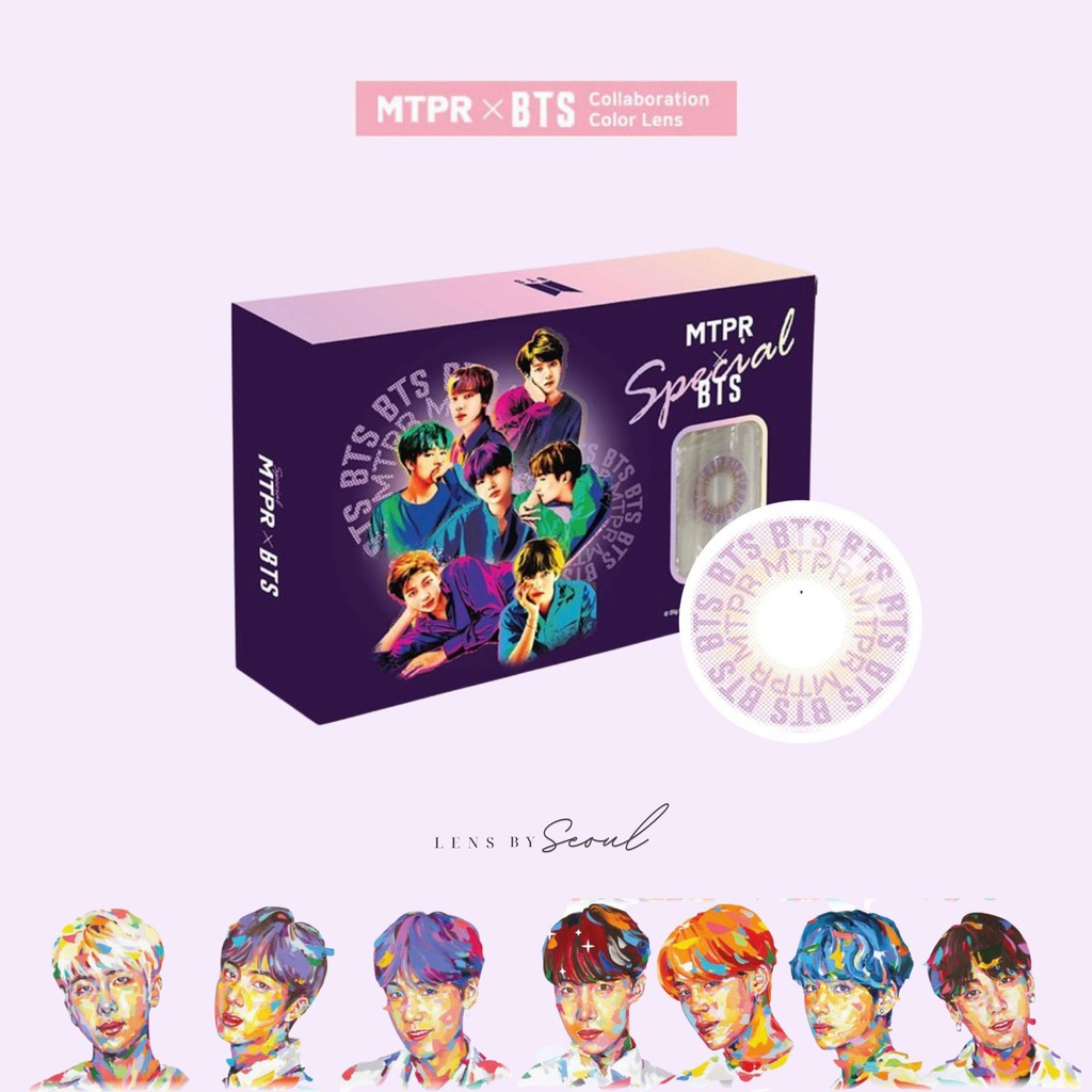 LENSBYSEOUL BTS x MTPR (Special Edition) Official Korean Contact Soft Lens