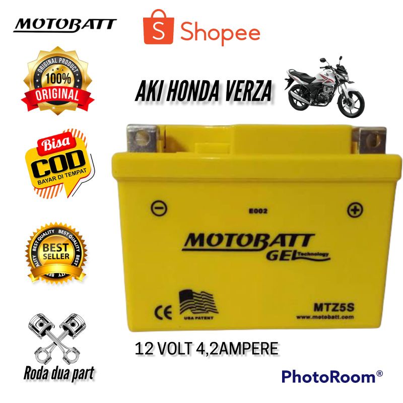 AKI MOTOBATT MTZ5S BUAT HONDA VERZA,AKI KERING MOTOBATT HONDA VERZA,AKI HONDA VERZA,AKI MOTOBATT,AKI