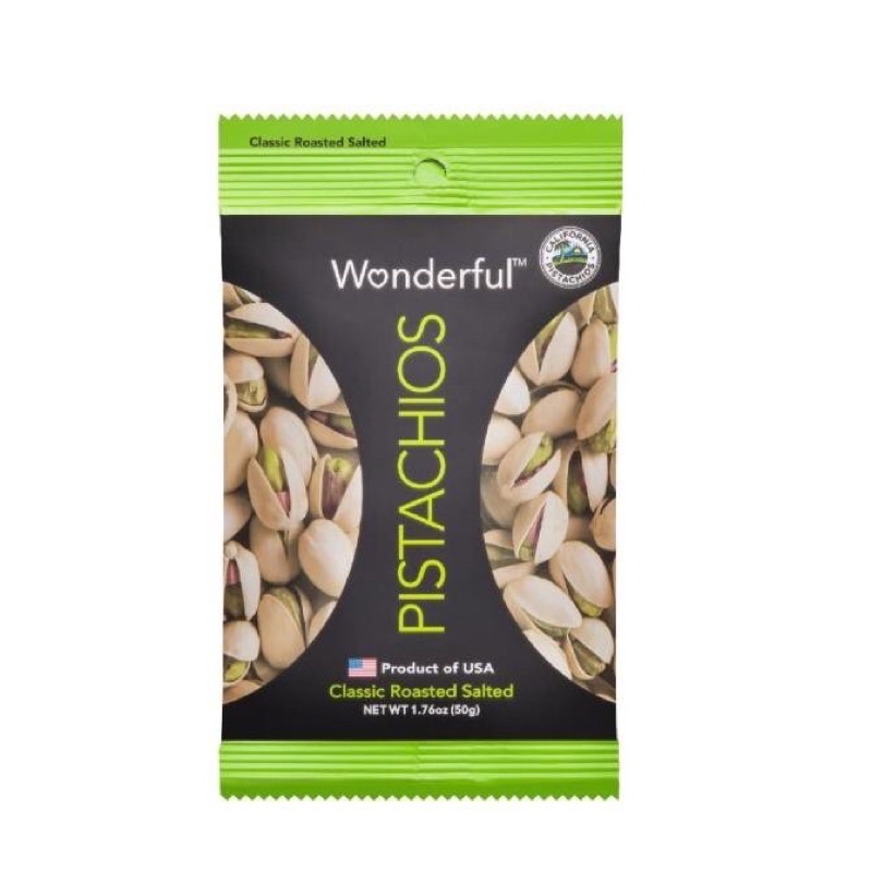 

wonderful salted pistachios 50gr