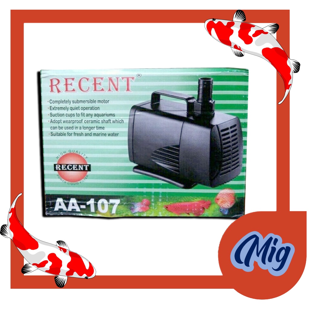 aquarium water pump recent aa 107