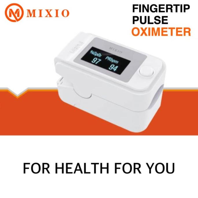 Mixio Oximeter Pulse Lk89 Oxymeter Oksimeter Fingertip Pulse Spo2 Termurah