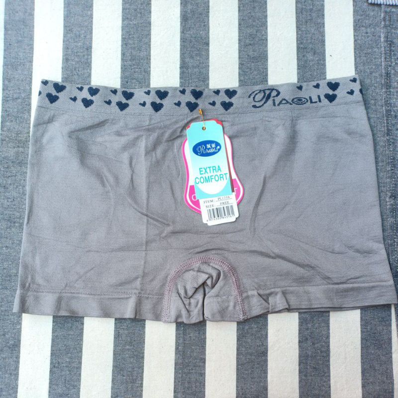 Boxer Wanita Halus Rajut Muat Besar / CD Boxer Jumbo Celana Dalam Wanita Jumbo Fit XXL Short 2in1