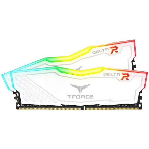 TEAM T-Force Delta RGB (2x16) 32GB DDR4 kit 3600MHz - White Memory RAM