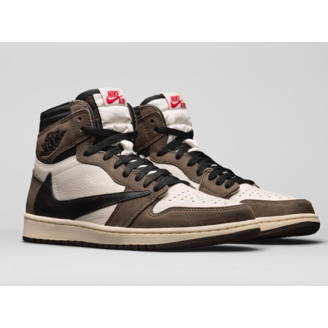 brown air jordan 1 travis scott