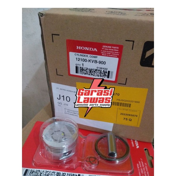 12100-KVB-900 131A1 KVB 930 PAKETAN Blok seher original AHM Honda Vario paketan blok seher ori Honda