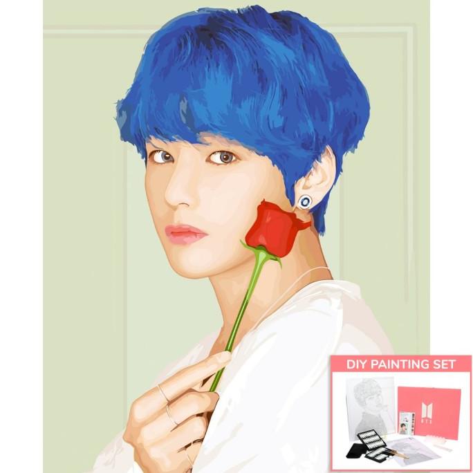 BTS DIY Paintings V - Do it Yourself Lukisan BTS termurah