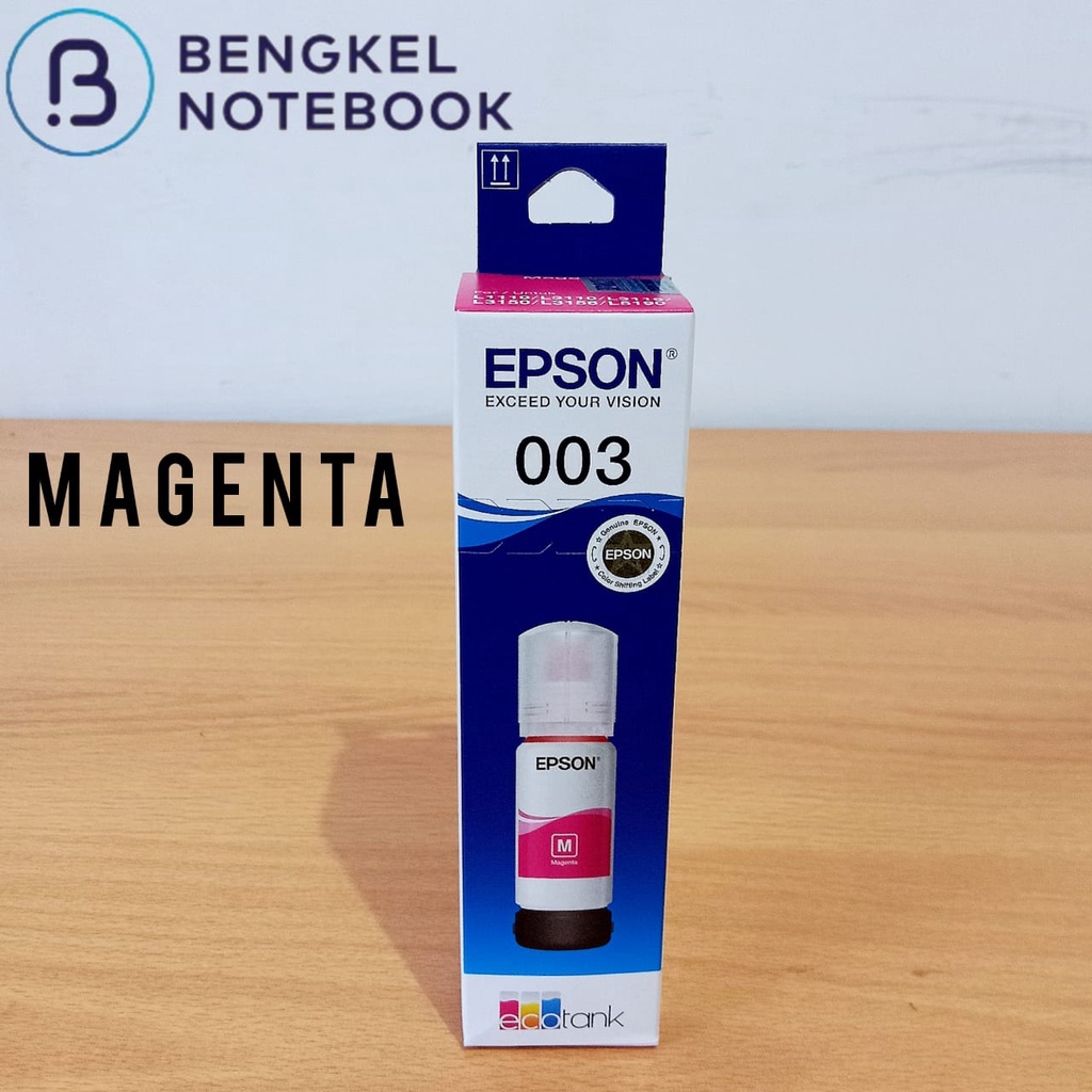 Epson Ink Bottle 003 Black Cyan Magenta Yellow