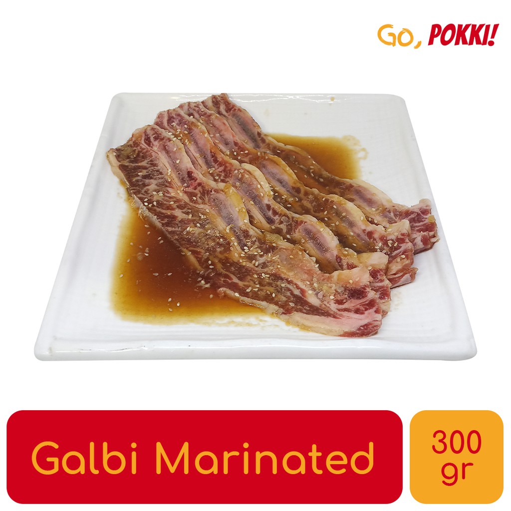 

Beef Galbi / Karubi Frozen Meat ala Korean BBQ - with Marinated Sauce - 300g