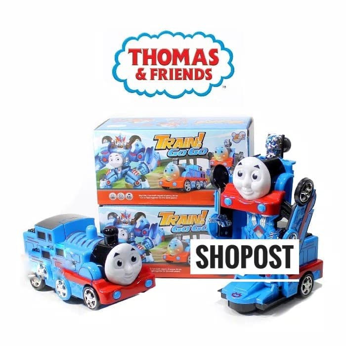 Mainan Tobot Kereta Robot Thomas