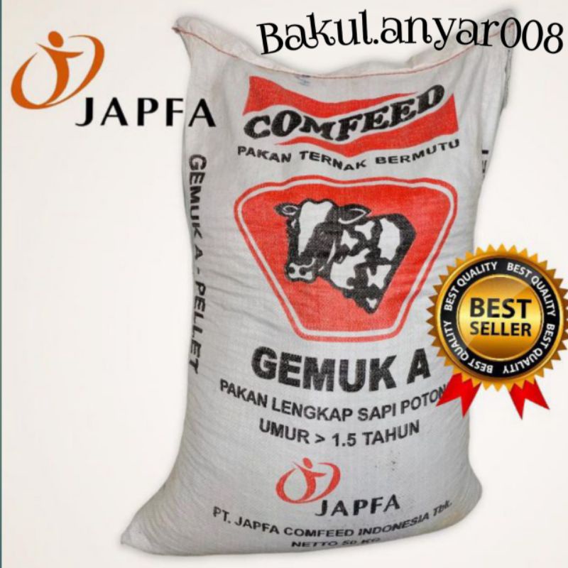 kosentrat sapi gemuk A, repack 1kg