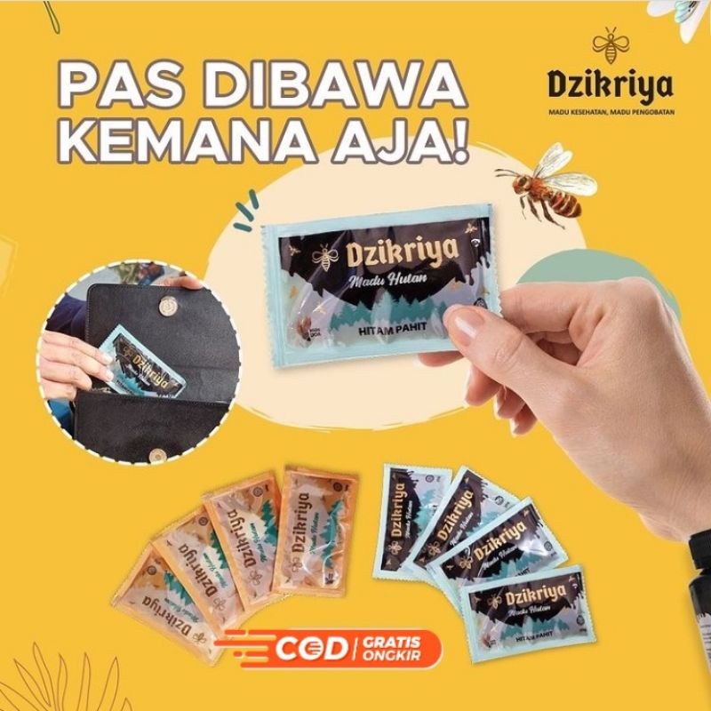

Madu Dzikriya Sachet @25gr Madu Hutan Super Madu Hutan Hitam Pahit Madu Asli Madu Odeng Madu Maag Lambung Bisa COD Bisa Gratis Ongkir