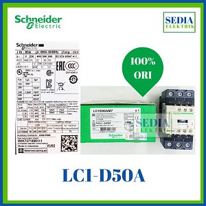 KONTAKTOR SCHNEIDER LC1D50AM7 LC1 D50A LC1-D50A