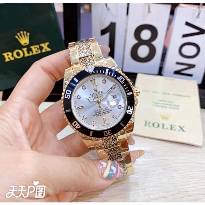 Jam Tangan Submariner Jam Tangan Motif Batik Jam Tangan Pria Wanita Anti Air