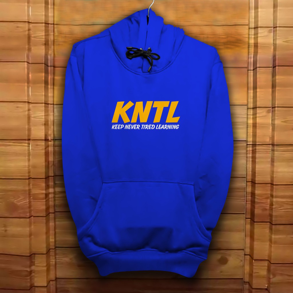 Hoodie Pria / Hodie Pria  / Jaket Pria / Sweater HoodieKNTL (KEEP NEVER TIRED LEARNING) Bahan Fleece