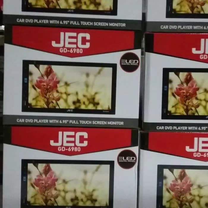 head unit tape mobil jec gd-6980 mkv mp4