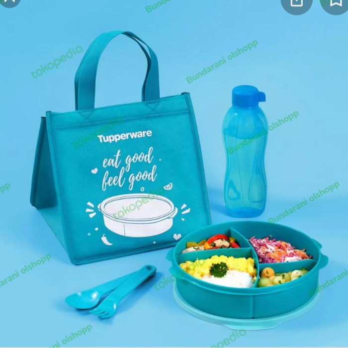 tupperware fit to go lunch box tosca