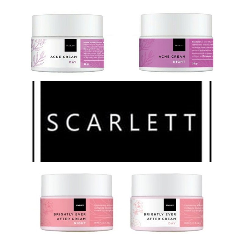 SCARLETT WHITENING CREAM DAY / NIGHT