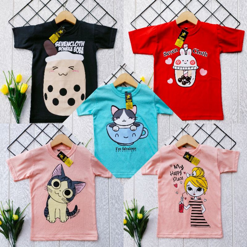 KAOS DISTRO ANAK PEREMPUAN SC BAJU ANAK PEREMPUAN