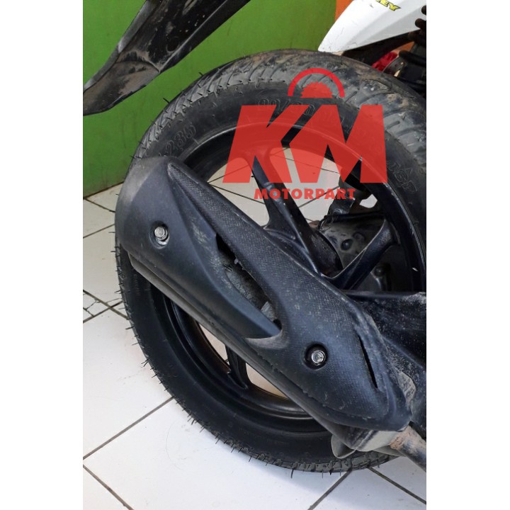 Tutup Cover Pelindung Knalpot Motor Honda BEAT KARBU / LAMA Aksesoris Variasi Motor Beat