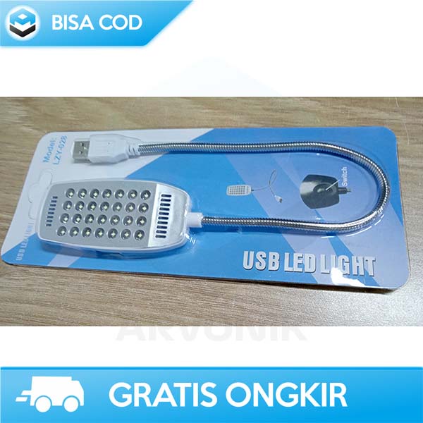 LAMPU BELAJAR LED USB TAFFLED 28 LED LAMPU TERANG FLEKSIBEL TERBAIK