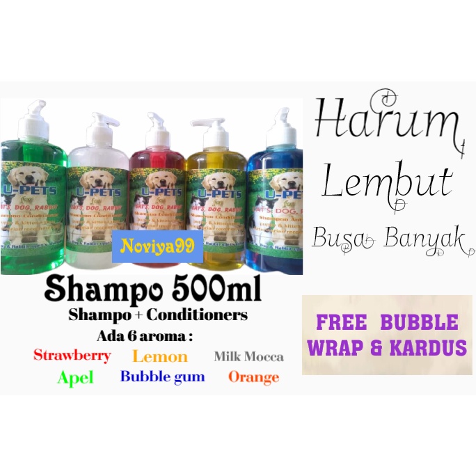 Grosir shampo kucing anjing &amp; kelinci 500 ml