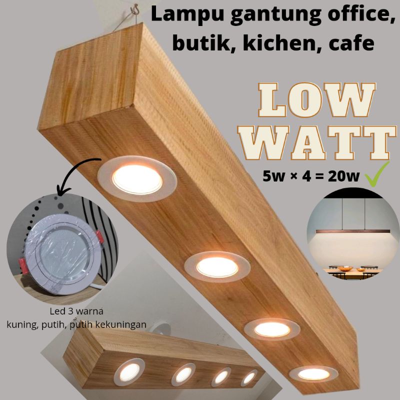 Jual Lampu Gantung Cafe Butik Kantor Bar Restoran Dapur Ruangan