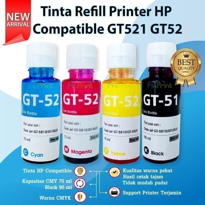 Tinta Refill Cartridge HP 682 Printer 2338 2775 2776 2777 2778 2779 FPJNew21