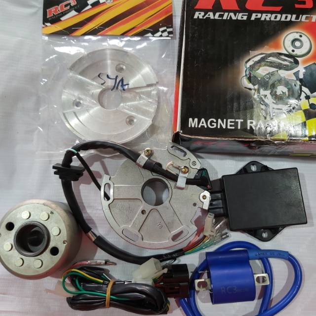 Pengapian yz magnet yz KLX 150 KLX150 RC3 RC 3 full set komplit dudukan plandes