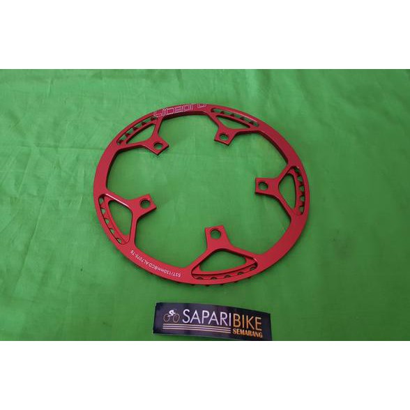 PROMO !! PROMO .. CHAINRING LITEPRO 53 T . CHAIN RING 53T KUNING YELLOW HITAM BLACK MERAH RED SILVER