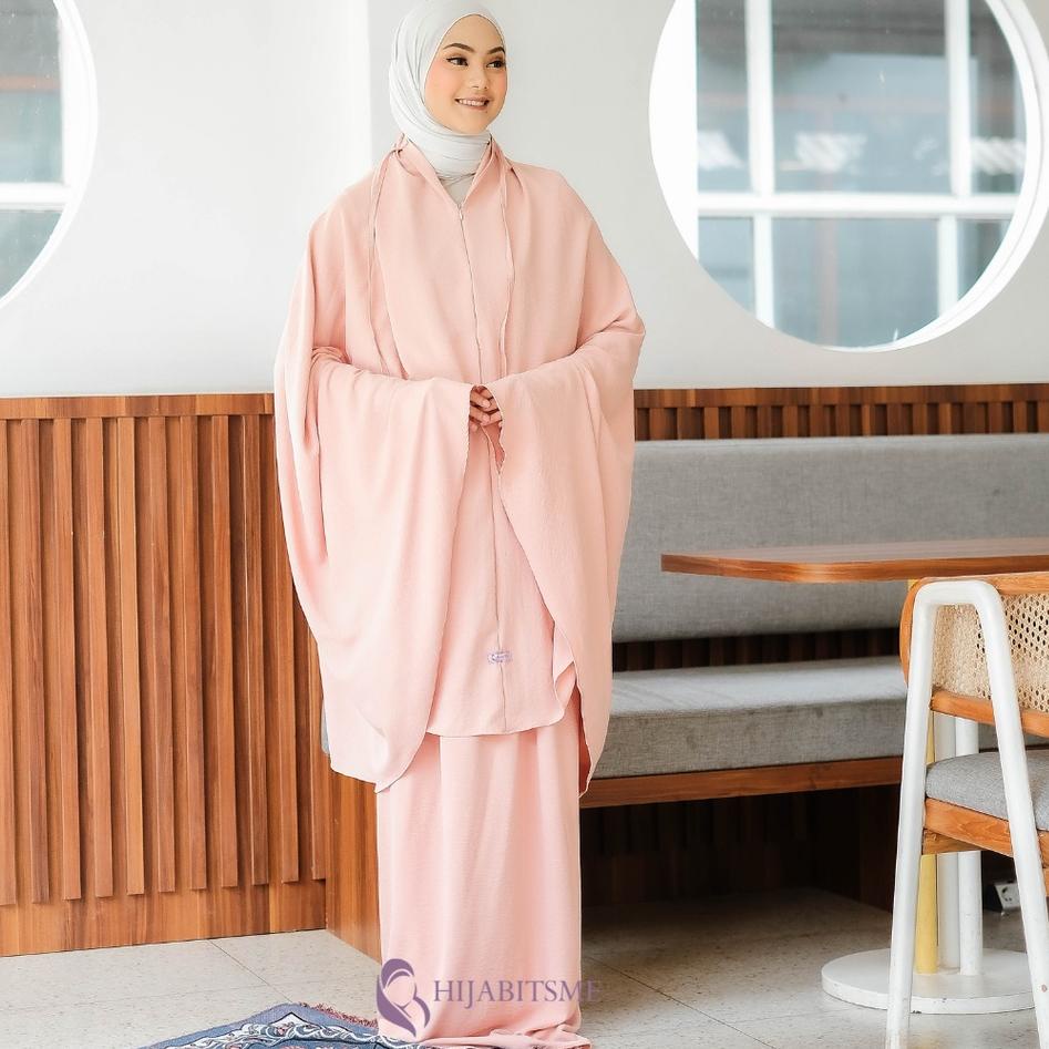 Banyak Dipakai.. Mukena Amira Crinkle Airflow 2in1 by Hijabitsme