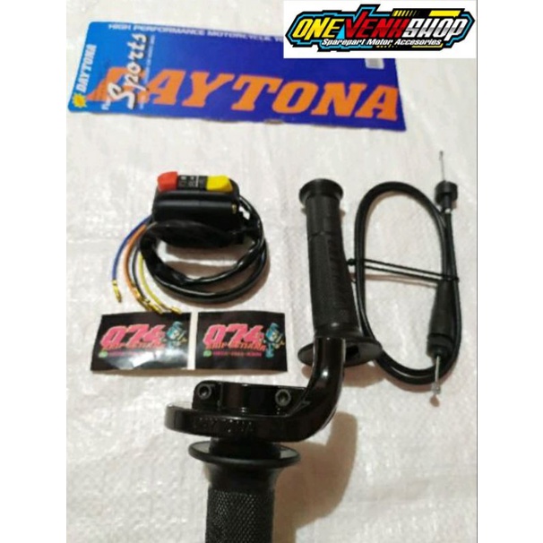 GAS SPONTAN DAYTONA DAN SAKLAR ON OFF TOMBOL UNIVERSAL