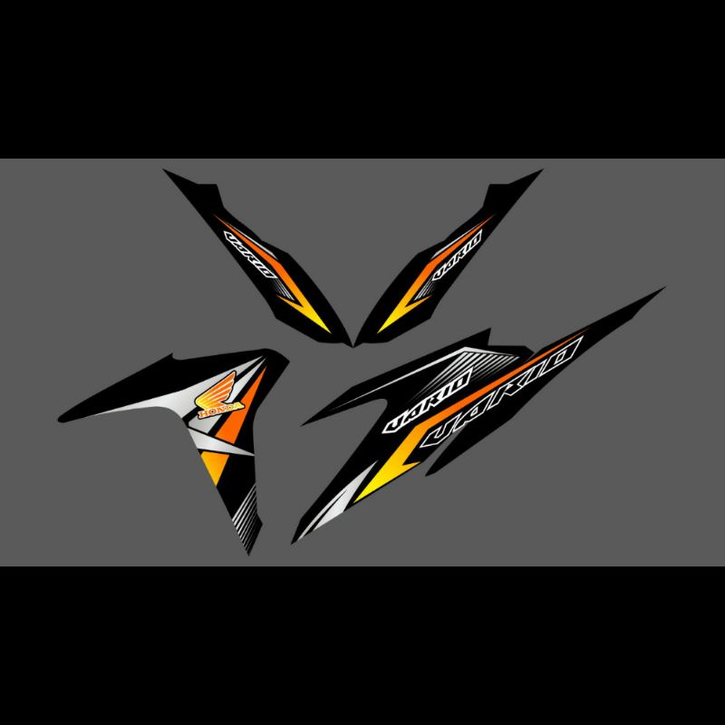 Striping custom Honda Vario 125 old - vario bohlam 2014