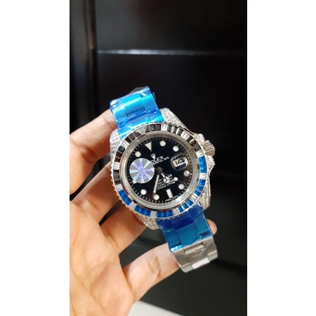 Jam Pria Rolex Submariner Sulthan Diamond Automatic Ultimate Clone