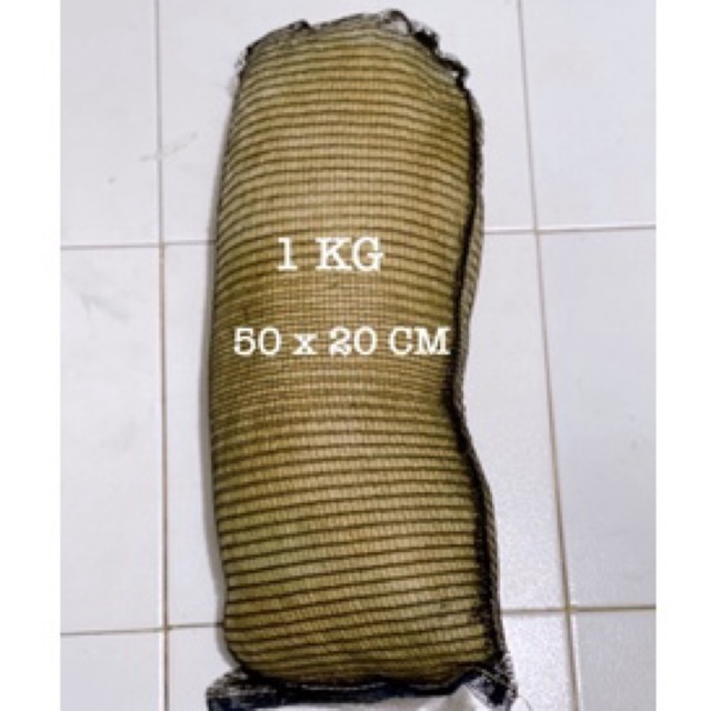 Jaring Bekas Nelayan 50x20 cm  1 kg Media Filter akolam Ikan