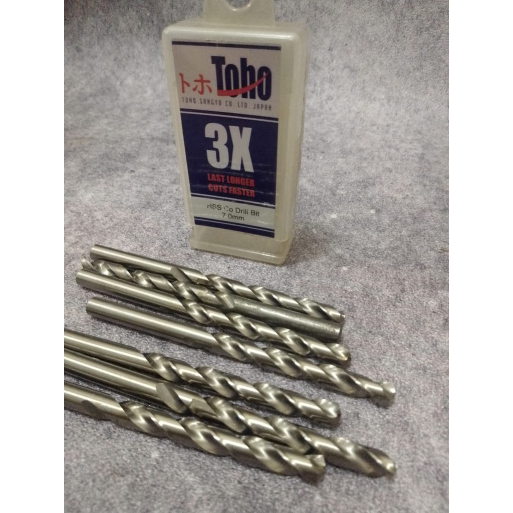 TOHO Mata Bor Besi 7.0 mm TOHO HSS Cobalt Stainless
