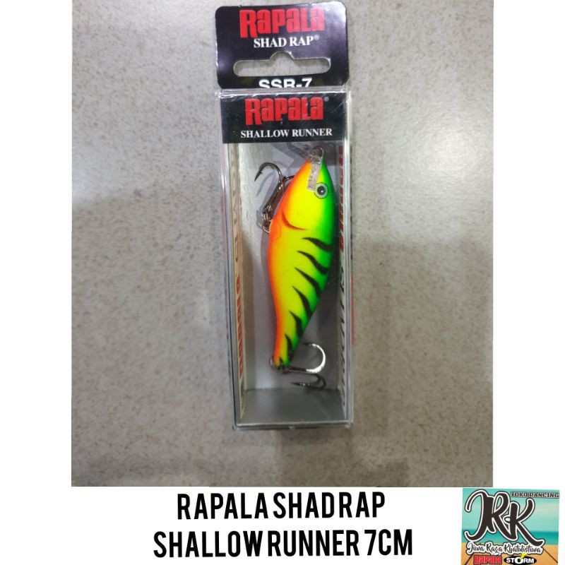 UMPAN PANCING RAPALA SHAD RAP SHALLOW RUNNER 7CM